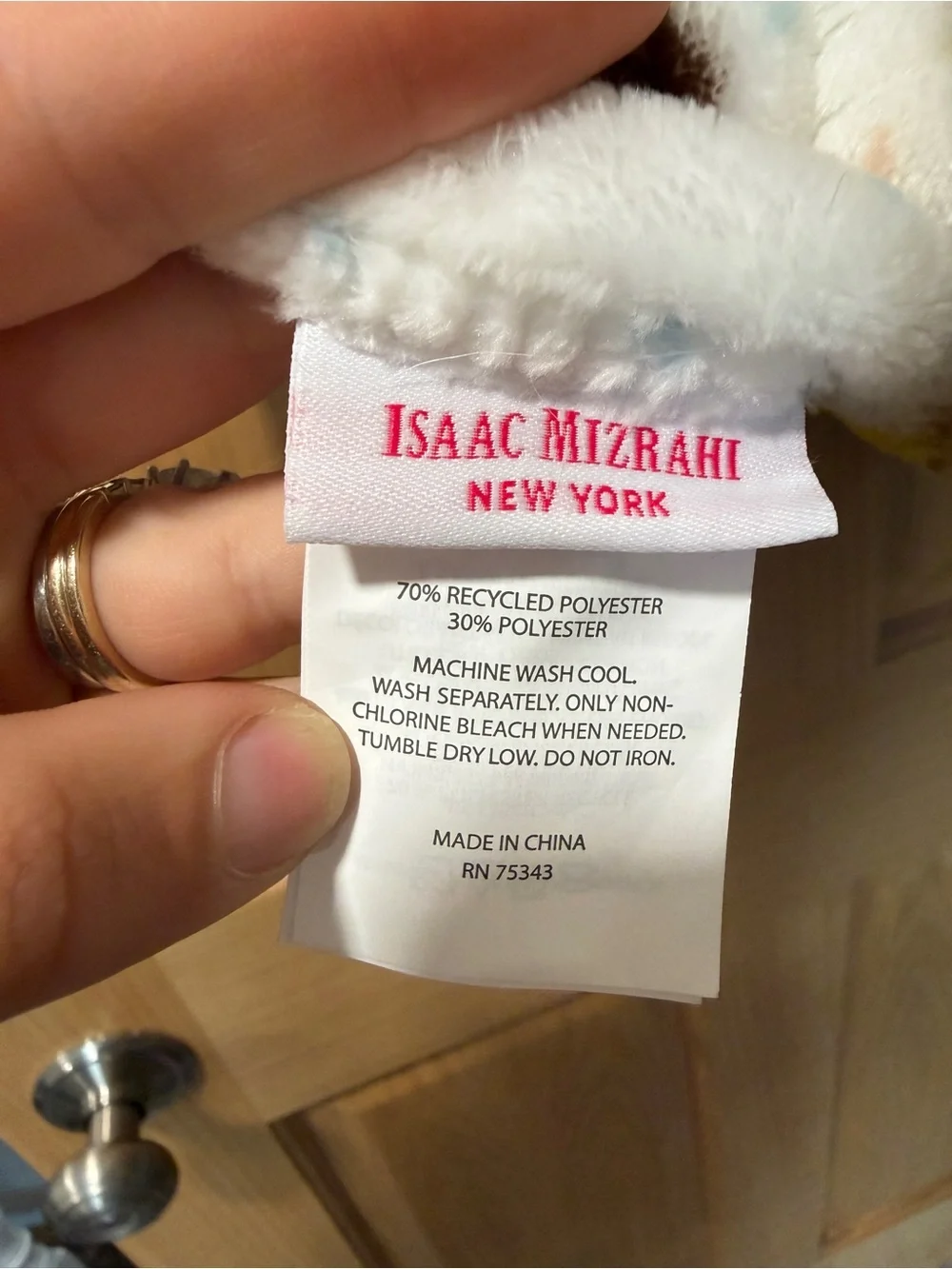 Isaac Mizrahi soft plush